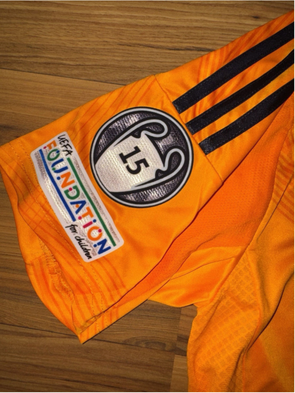 NWT Adidas Real Madrid Modric #10 2024/25 Away Jersey Orange Men's Medium - Picture 5 of 11